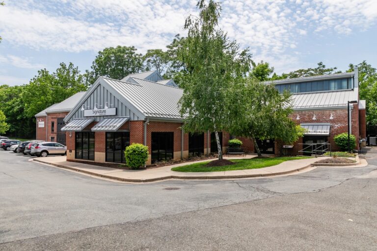 Front of Brick Building